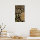 動植綵絵(2)梅花小禽図, 伊藤若冲 POSTER (Küche)