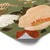 動 植 絵(24)貝 図, 甲, 綵 POSTER (Ecke)