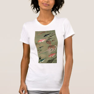 動 植 絵(27)諸 図, 魚, 綵 T-Shirt