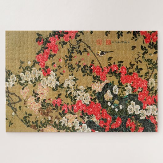 動 植 綵 絵(21)薔 小 薇 禽, 2000 PUZZLE (Horizontal)