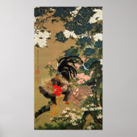 動 植 綵 絵(6)紫 花 陽 双