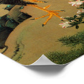 動 植 綵 絵(6)紫 花 陽 双 POSTER (Ecke)