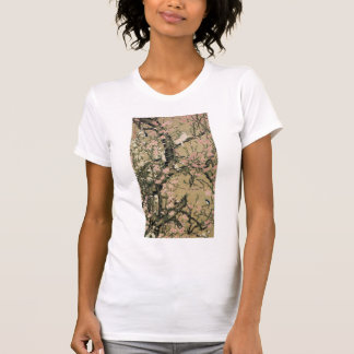 動 綵 絵(18)桃 小 植, 花 T-Shirt