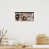 化 け 猫, 国 Erscheinung der monströsen Katze, Kuniyos Poster (Küche)