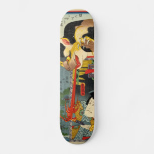 化 け 猫, 豊 Monster Cat, Toyokuni, Ukiyo-e Skateboard