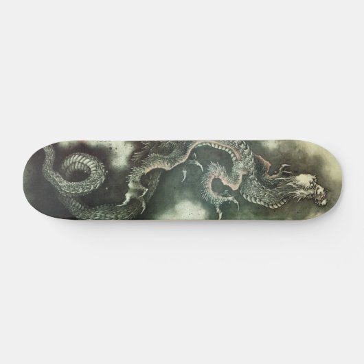 北斎の龍, 北斎 Hokusai Drache, Hokusai, Kunst Skateboard (Horizontal)