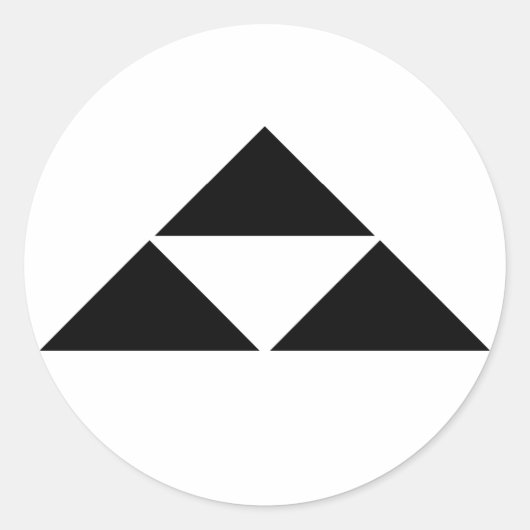 北条鱗 RUNDER AUFKLEBER (Vorderseite)