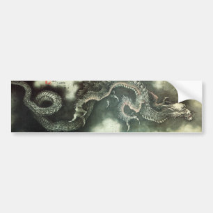 北 の 龍, 北 Hokusai Dragon, Hokusai, Art............. Autoaufkleber