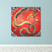 北 の 龍, 北 Hokusai Dragon, Hokusai, Art............. Leinwanddruck (Insitu (Holzboden))