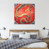 北 の 龍, 北 Hokusai Dragon, Hokusai, Art............. Leinwanddruck (Insitu (Schlafzimmer))