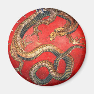 北 斎 龍, 北 Hokusai Dragon, Hokusai, の Magnet