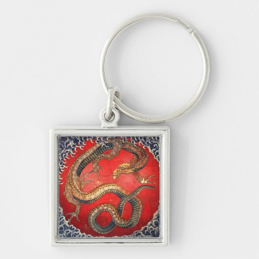 北 斎 龍, 北 Hokusai Dragon, Hokusai, の Schlüsselanhänger (Vorne)