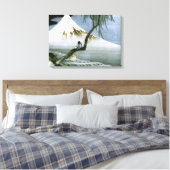 北 斎 Boy & Mt Fuji Fine Art Leinwanddruck (Insitu (Schlafzimmer))