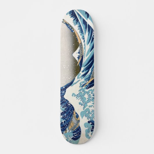 北 斎 Great Wave Off Kanagawa Hokusai Fine Art Skateboard (Vorne)