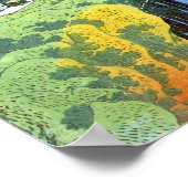 北 斎 Hokusai Amida Poster (Ecke)