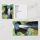 北 斎 Hokusai Amida Visitenkarte (Vorne/Hinten)