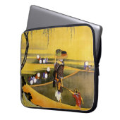 北 斎 Rice Fields Hokusai Fine Art Art Laptopschutzhülle (Vorderseite Links)