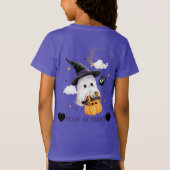 可愛いハロウィン Tシャツ T-Shirt (Rückseite)