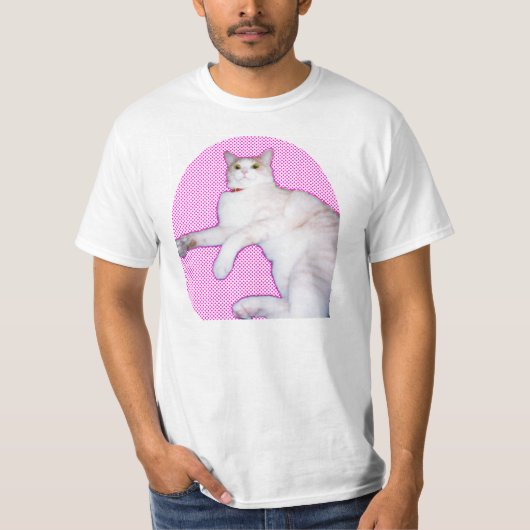 可愛い猫[a cat 'kawaii'] T-Shirt (Vorderseite)