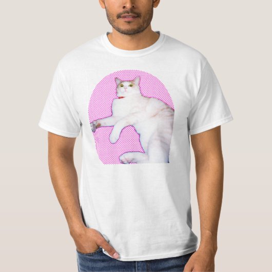 可愛い猫[a cat 'kawaii'] T-Shirt (Vorderseite)