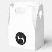 右二つ巴(地抜き) GESCHENKSCHACHTEL (Geöffnet)