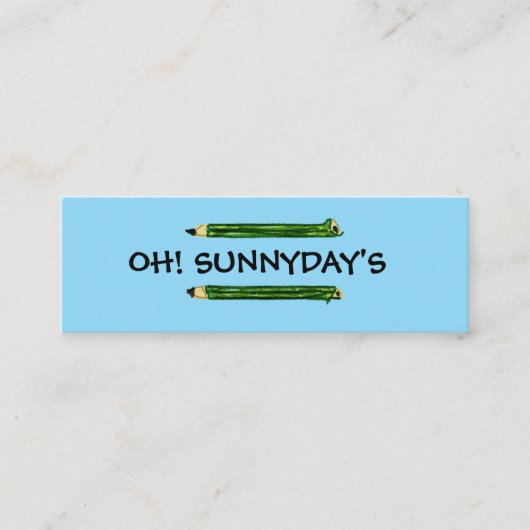 名刺 MINI VISITENKARTE (Vorderseite)