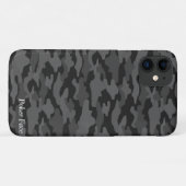 名前　カスタム　迷彩　（ダーク） Case-Mate iPhone HÜLLE (Rückseite (Horizontal))