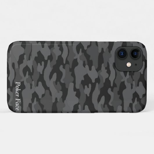 名前 カスタム 迷彩 (ダーク) Case-Mate iPhone HÜLLE (Rückseite (Horizontal))