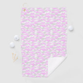 名前　カスタム　迷彩（ピンク）ゴルフタオル GOLFHANDTUCH (Insitu)