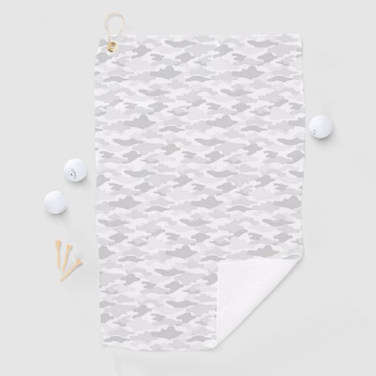 名前 カスタム 迷彩(ホワイト) ゴルフタオル GOLFHANDTUCH (Insitu)