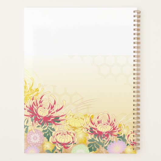 和の美しさを届ける＊菊のスケジュール帳 PLANER (Rückseite)