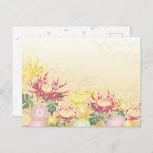 和の美しさを届ける*菊のポストカード POSTKARTE (Vorne/Hinten)