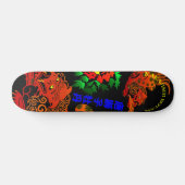唐獅子牡丹(KARAJISHIBOTAN) SKATEBOARD (Horizontal)
