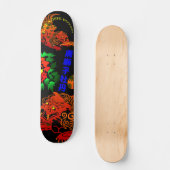 唐獅子牡丹(KARAJISHIBOTAN) SKATEBOARD (Vorderseite)