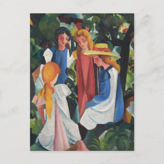 四人の少女達 POSTKARTE