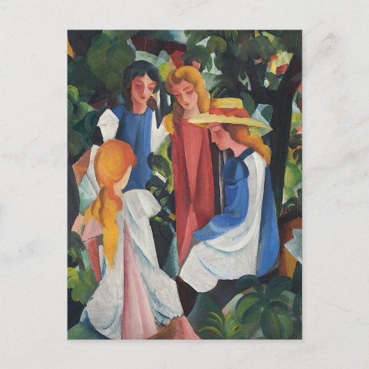 四人の少女達 POSTKARTE (Vorderseite)