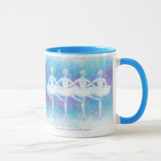 四羽の白鳥の踊りマグカップ TASSE
