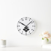四 花 RUNDE WANDUHR (Zuhause)
