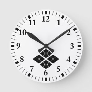 四 花 RUNDE WANDUHR