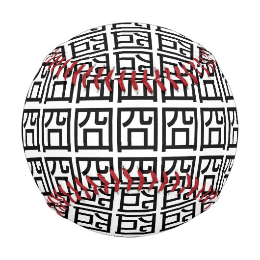 囧 Jiong Chinese Orz Asian Meme Hanzi Emoticon Baseball (Vorderseite)