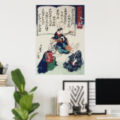 國 芳 Ken Rabbit Epidemic Kuniyoshi Poster (Heimbüro)