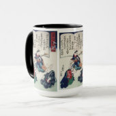國 芳 Ken Rabbit Epidemic Kuniyoshi Tasse (Vorderseite Links)