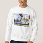 國 芳 Woman & Horse Kuniyoshi Sweatshirt (Vorderseite)