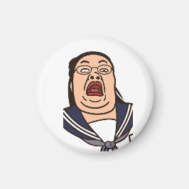 変顔している女子高生 MAGNET