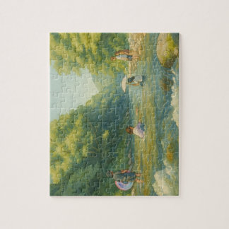 「夏の日のきらめき」——心をほどく、川辺のひととき。 PUZZLE