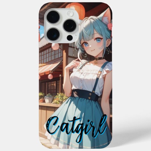 夏の猫耳少女 Case-Mate iPhone HÜLLE (Rückseite)