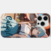 夏の猫耳少女 Case-Mate iPhone HÜLLE (Rückseite (Horizontal))