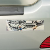 夜 の 景雪 AUTOAUFKLEBER (Auf Auto)