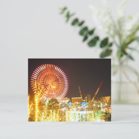 夜 景 POSTKARTE (Stehend Vorderseite)