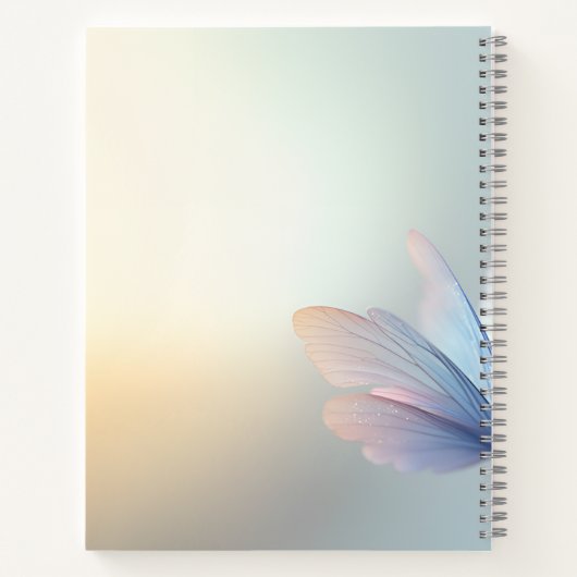 夢を叶える妖精 ノートブック NOTIZBLOCK (Rückseite)